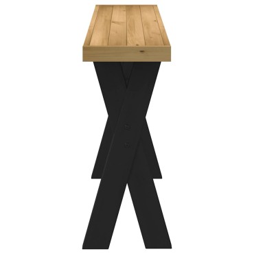 vidaXL Τραπέζι κονσόλας NOAIN με πόδια σχήματοςx120x30x75cm