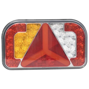 vidaXL Φώτα Τρέιλερ 2 Τεμ. Κόκκινα 24 x 5 x 14,5 εκ. με Λαμπτήρα 12V
