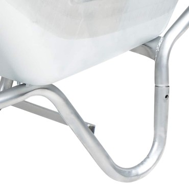 vidaXL Καροτσάκι 90 L 150 kg από γαλβανισμένο χάλυβα πλαστικό