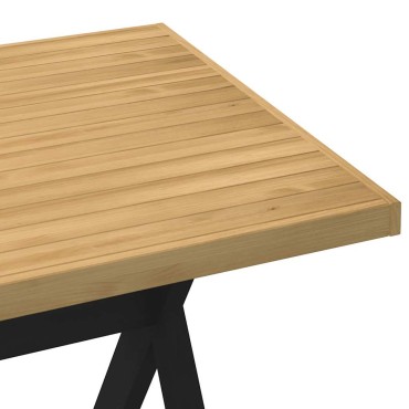 vidaXL Τραπεζαρία NOAIN με πόδια σχήματοςx160x90x75cm 1 τεμ.