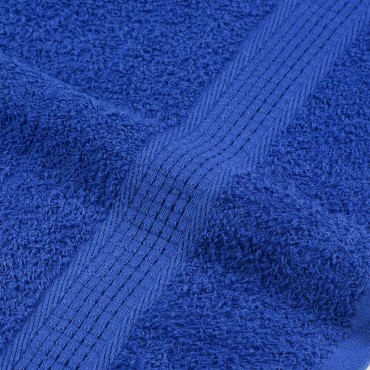 vidaXL Πετσέτες μπάνιου 10 Τεμ Μπλε 100x150 εκ. 360 γρ/μ² 100% Βαμβ.