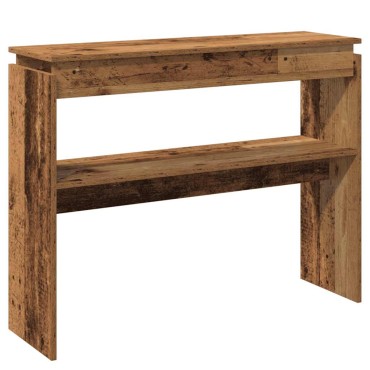 vidaXL Τραπεζάκι Κονσόλα Παλιό Ξύλο 80x30x102cm από Μοριοσανίδα 1 τεμ.