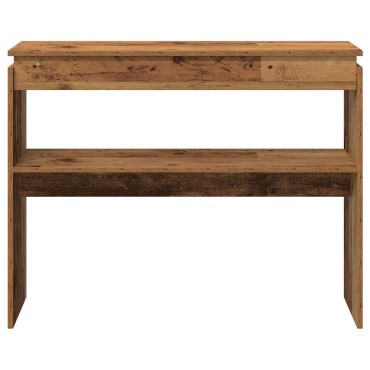 vidaXL Τραπεζάκι Κονσόλα Παλιό Ξύλο 80x30x102cm από Μοριοσανίδα 1 τεμ.