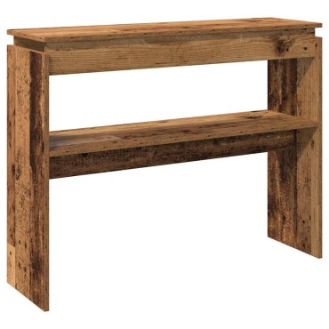 vidaXL Τραπεζάκι Κονσόλα Παλιό Ξύλο 80x30x102cm από Μοριοσανίδα 1 τεμ.