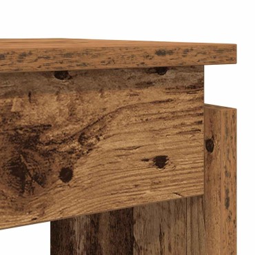 vidaXL Τραπεζάκι Κονσόλα Παλιό Ξύλο 80x30x102cm από Μοριοσανίδα 1 τεμ.