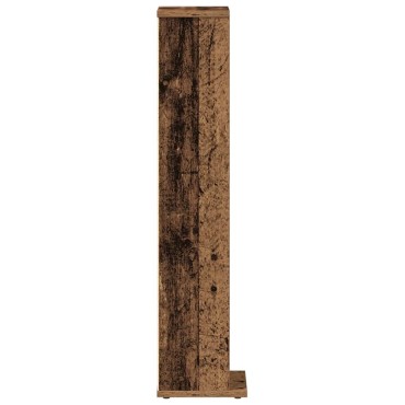 vidaXL Έπιπλο για CD Παλιό ξύλο 21x20x88cm από Επεξεργασμένο Ξύλο 1 τεμ.