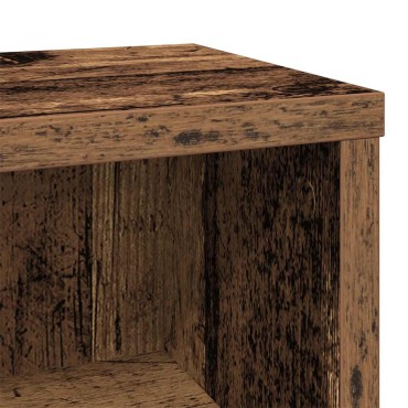 vidaXL Έπιπλο για CD Παλιό ξύλο 21x20x88cm από Επεξεργασμένο Ξύλο 1 τεμ.