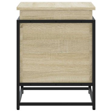 vidaXL Κουτί Αποθήκευσης με Sonoma Δρυς 60x40x51,5 εκ. Επεξ. Ξύλο