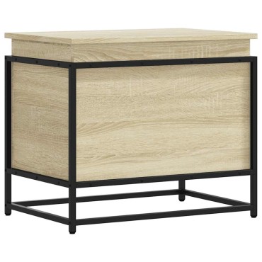 vidaXL Κουτί Αποθήκευσης με Sonoma Δρυς 60x40x51,5 εκ. Επεξ. Ξύλο