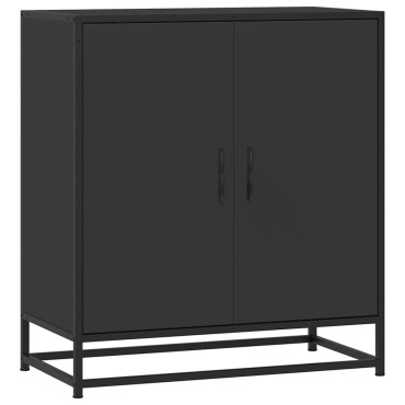 vidaXL Ραφιέρα Καφέ Δρυς 68x35x76cm Επεξ. Ξύλο + Μέταλλο 1 τεμ.