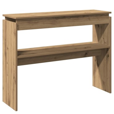 vidaXL Τραπέζι Κονσόλα Αρτισιανή Δρυς 102x30x80cm Επεξεργασμένο Ξύλο 1 τεμ.