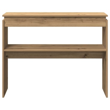 vidaXL Τραπέζι Κονσόλα Αρτισιανή Δρυς 102x30x80cm Επεξεργασμένο Ξύλο 1 τεμ.