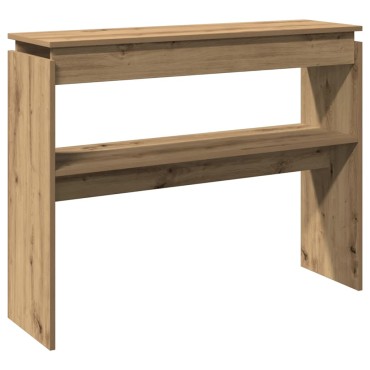vidaXL Τραπέζι Κονσόλα Αρτισιανή Δρυς 102x30x80cm Επεξεργασμένο Ξύλο 1 τεμ.