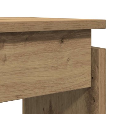 vidaXL Τραπέζι Κονσόλα Αρτισιανή Δρυς 102x30x80cm Επεξεργασμένο Ξύλο 1 τεμ.