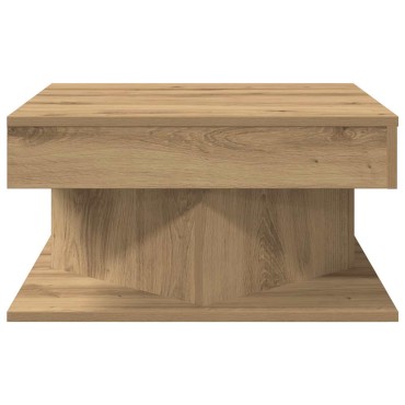 vidaXL Τραπεζάκι Σαλονιού τεχνίτης Δρυς 55x55x30cm Επεξεργασμένο Ξύλο 1 τεμ.