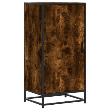 vidaXL Παπουτσοθήκη Καπνιστή Δρυς 48x38x97,5cm Επεξεργασμένο Ξύλο