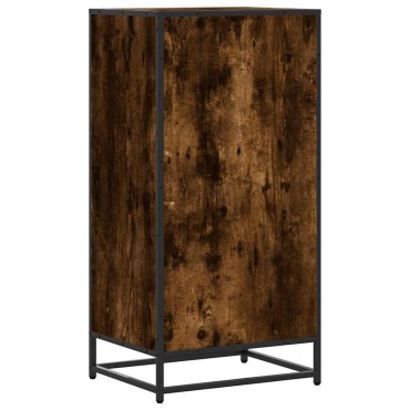 vidaXL Παπουτσοθήκη Καπνιστή Δρυς 48x38x97,5cm Επεξεργασμένο Ξύλο