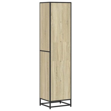 vidaXL Βιβλιοθήκη Χρώμα Sonoma Δρυς 40x35x170,5cm Μοριοσανίδα 1 τεμ.