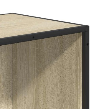 vidaXL Βιβλιοθήκη Χρώμα Sonoma Δρυς 40x35x170,5cm Μοριοσανίδα 1 τεμ.