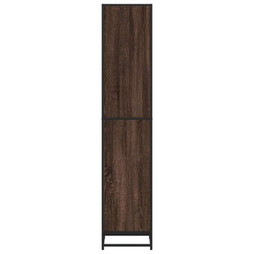vidaXL Βιβλιοθήκη Καφέ Δρυς 40x35x170,5cm από Επεξεργασμένο Ξύλο 1 τεμ.