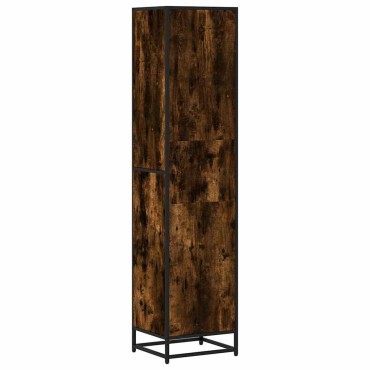 vidaXL Βιβλιοθήκη Καπνιστή Δρυς 40x35x170,5cm από Επεξεργασμένο Ξύλο 1 τεμ.