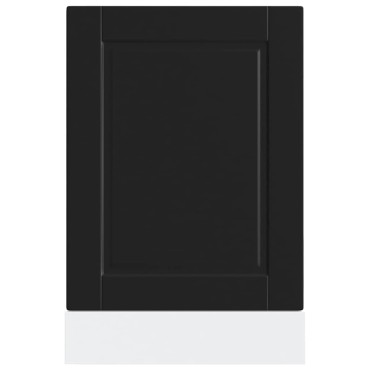vidaXL Πίνακας πλυντηρίου πιάτων Porto Μαύρο 45x1,5x57cm