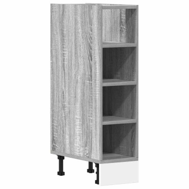 vidaXL Ντουλάπι κάτω μέρος Riga Γκρι sonoma 20x44,5x81,5cm 1 τεμ.
