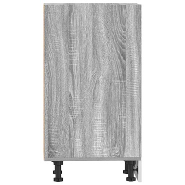 vidaXL Ντουλάπι κάτω μέρος Riga Γκρι sonoma 20x44,5x81,5cm 1 τεμ.