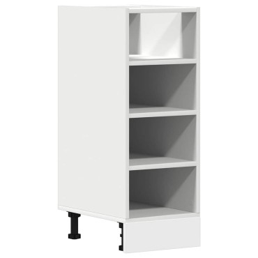 vidaXL Ντουλάπι Δαπέδου Riga Λευκό 30x44,5x81,5cm Μοριοσανίδα 1 τεμ.