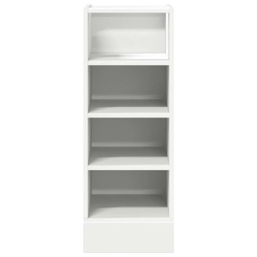 vidaXL Ντουλάπι Δαπέδου Riga Λευκό 30x44,5x81,5cm Μοριοσανίδα 1 τεμ.
