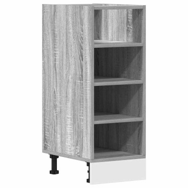 vidaXL Ντουλάπι κάτω Riga μέρος Γκρι Sonoma 30x44,5x81,5cm 1 τεμ.