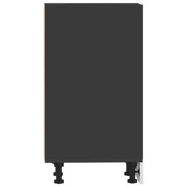 vidaXL Ντουλάπι Δαπέδου Riga Μαύρο 20x44,5x81,5cm Μοριοσανίδα 1 τεμ.