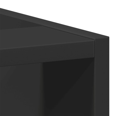 vidaXL Ντουλάπι Δαπέδου Riga Μαύρο 20x44,5x81,5cm Μοριοσανίδα 1 τεμ.