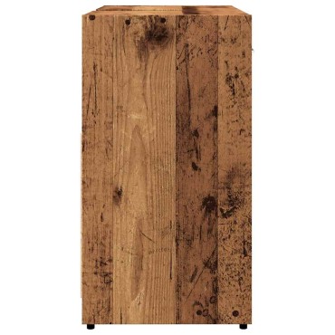 vidaXL Ντουλάπι Νιπτήρα Μπάνιου Παλιό Ξύλο 60x33x60 εκ 1 τεμ.