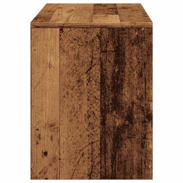 vidaXL Σκαμπό Μπουντουάρ Παλιό ξύλο 70x35x45cm Επεξεργασμένο Ξύλο 1 τεμ.