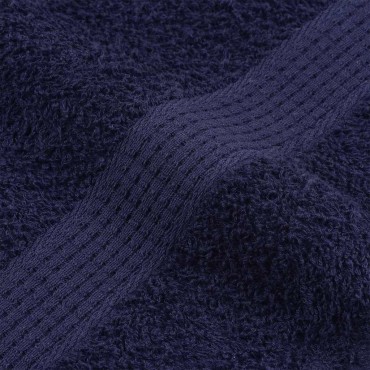 vidaXL Πετσέτες μπάνιου 2 Τεμ Μπλε 100x150 εκ. 360 γρ/μ² 100% Βαμβ.