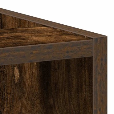 vidaXL Κάτω ντουλάπι Riga καπνιστή δρυς 30x44,5x81,5cm