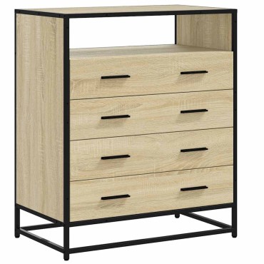 vidaXL Συρταριέρα Sonoma Δρυς 70x41x83,5cm από Επεξεργασμένο Ξύλο 1 τεμ.