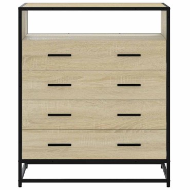 vidaXL Συρταριέρα Sonoma Δρυς 70x41x83,5cm από Επεξεργασμένο Ξύλο 1 τεμ.