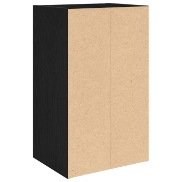 vidaXL Βιβλιοθήκη Μαύρη Δρυς 31x24x52cm Κατασκευασμένο ξύλο 1 τεμ.