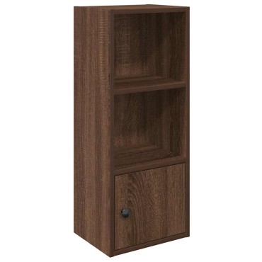 vidaXL Βιβλιοθήκη Καφέ Δρυς 31x24x77cm από Επεξεργασμένο Ξύλο 1 τεμ.