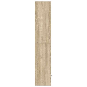 vidaXL Βιβλιοθήκη Sonoma Δρυς 31x24x127cm από Επεξεργασμένο Ξύλο 1 τεμ.