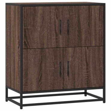 vidaXL Συρταριέρα καφέ δρυς 68x35x76cm Κατασκευασμένο ξύλο 1 τεμ.