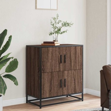 vidaXL Συρταριέρα καφέ δρυς 68x35x76cm Κατασκευασμένο ξύλο 1 τεμ.