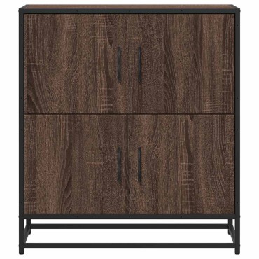 vidaXL Συρταριέρα καφέ δρυς 68x35x76cm Κατασκευασμένο ξύλο 1 τεμ.