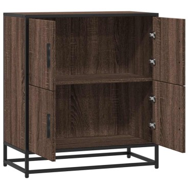 vidaXL Συρταριέρα καφέ δρυς 68x35x76cm Κατασκευασμένο ξύλο 1 τεμ.