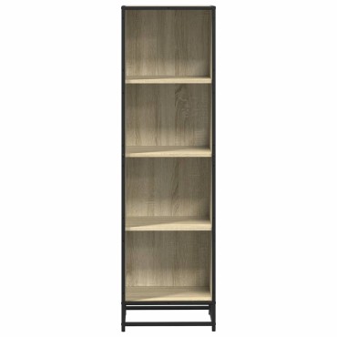 vidaXL Βιβλιοθήκη Χρώμα sonoma Δρυς 40x35x139cm Μοριοσανίδα 1 τεμ.