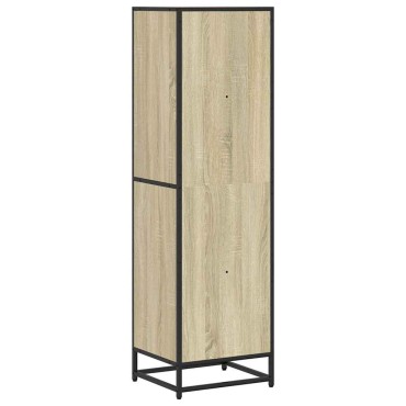vidaXL Βιβλιοθήκη Χρώμα sonoma Δρυς 40x35x139cm Μοριοσανίδα 1 τεμ.