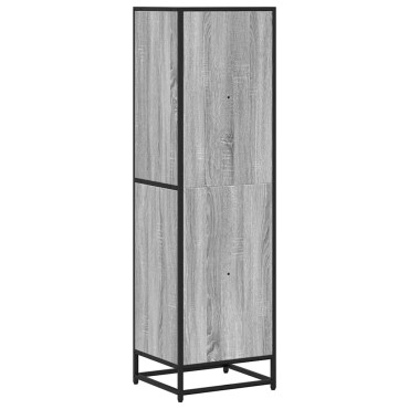 vidaXL Βιβλιοθήκη Γκρι Sonoma 40x35x139cm από Επεξεργασμένο Ξύλο 1 τεμ.