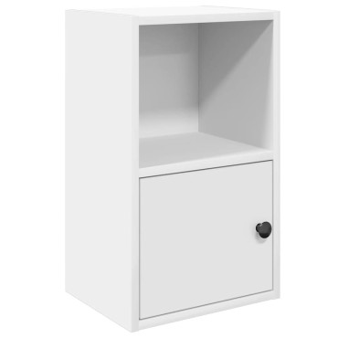 vidaXL Βιβλιοθήκη Λευκή 31x24x52cm από Επεξεργασμένο Ξύλο 1 τεμ.